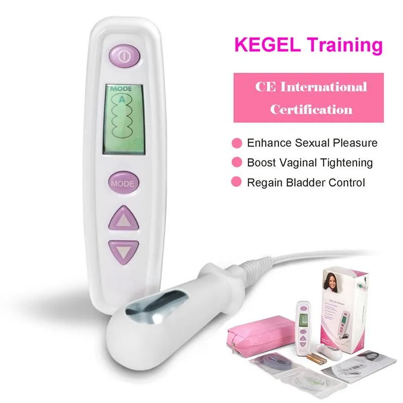 TENS EMS Electric Pelvic Floor Muscle Stimulator Vaginal Trainer Kegel Oviter Massage Toner Ball Vagina åtdragande kvinnor CE276F