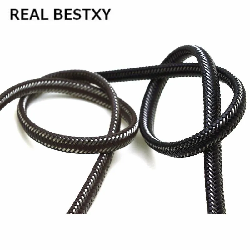 2m / lot approx: 12 * 6m Microfiber Wide Flat Braided Leather Rope Black String Cord For DIY Brawile Jewels Craft Making Findings