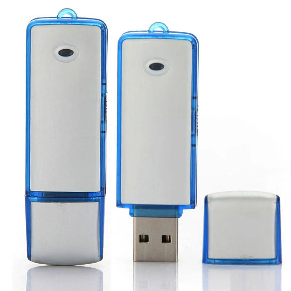 2 8G Mini USB Ses Kaydedici USB Flash Sürücü U Disk Memory Stick 1'de