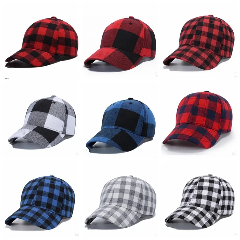 Buffalo Chapéu Manta Casquette Bola Caps Vermelho Búfalo Chapéus Chapéus Manta Beanie Verão Meninos Algodão Ao Ar Livre Checkered Cap Girls Chapéus Chapéus Zyq77