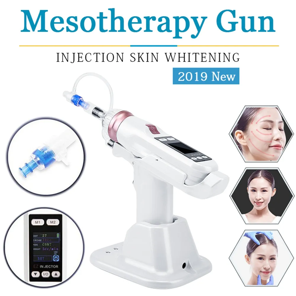 Accessoires de pistolet de mésothérapie sous vide EZ 5/9 broches Microneedle Tube et seringue d'injection de filtre Machine méso visage serrer les pores de rétrécissement