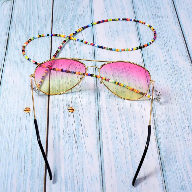 Peacock Seed Bead Eyeglass Chain - Beaded Glasses Holder Necklace For Women Reading Glasses And Sunglasses