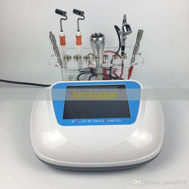 New come touch screen Radio frequency RF Microdermabrasion Oxygen Spray Blackhead Vacuum Galvanic Dermabrasion Machine