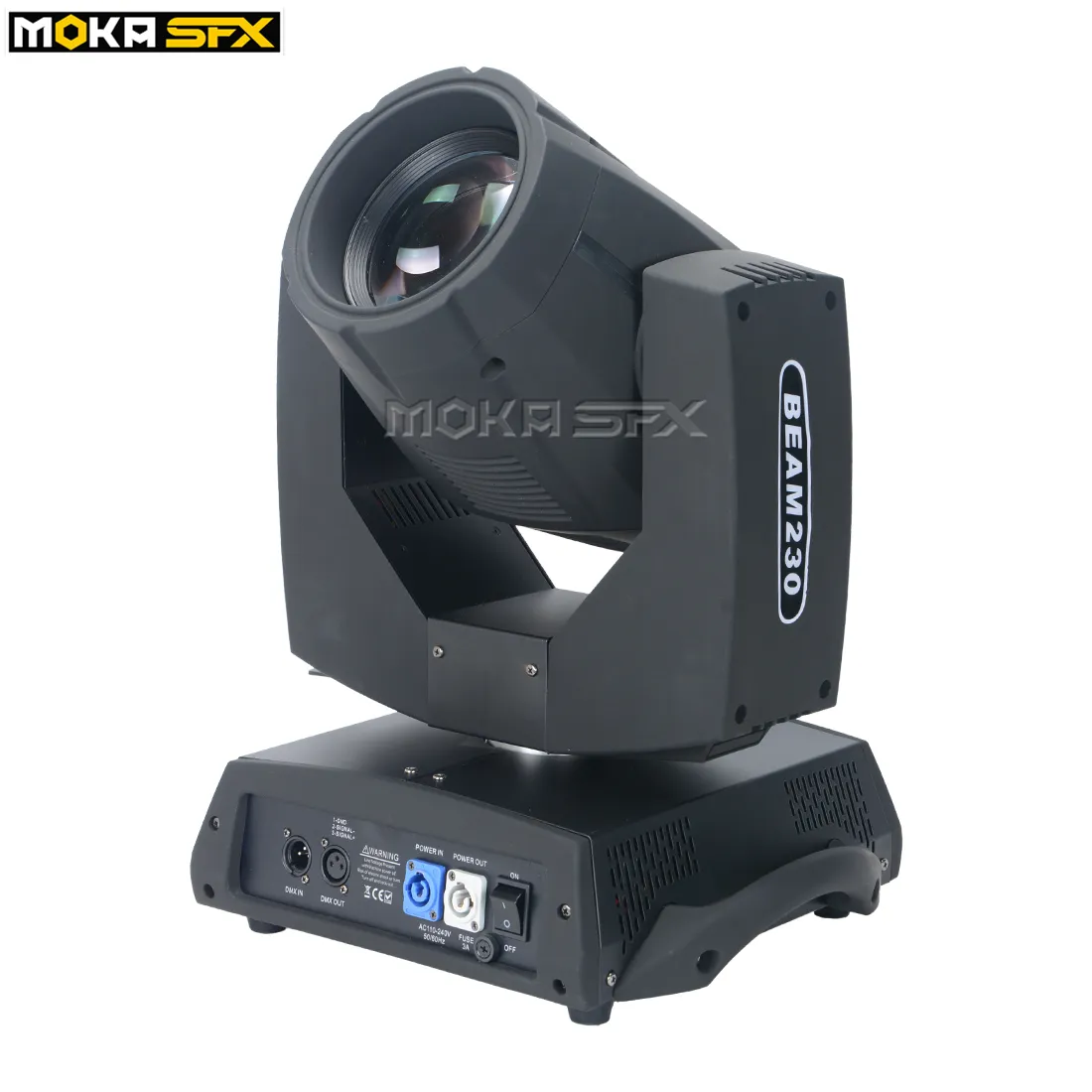 2 stks / partij MOKA 230W 7R Moving Head Beam Light DJ Disco Stage Club Effect Lights