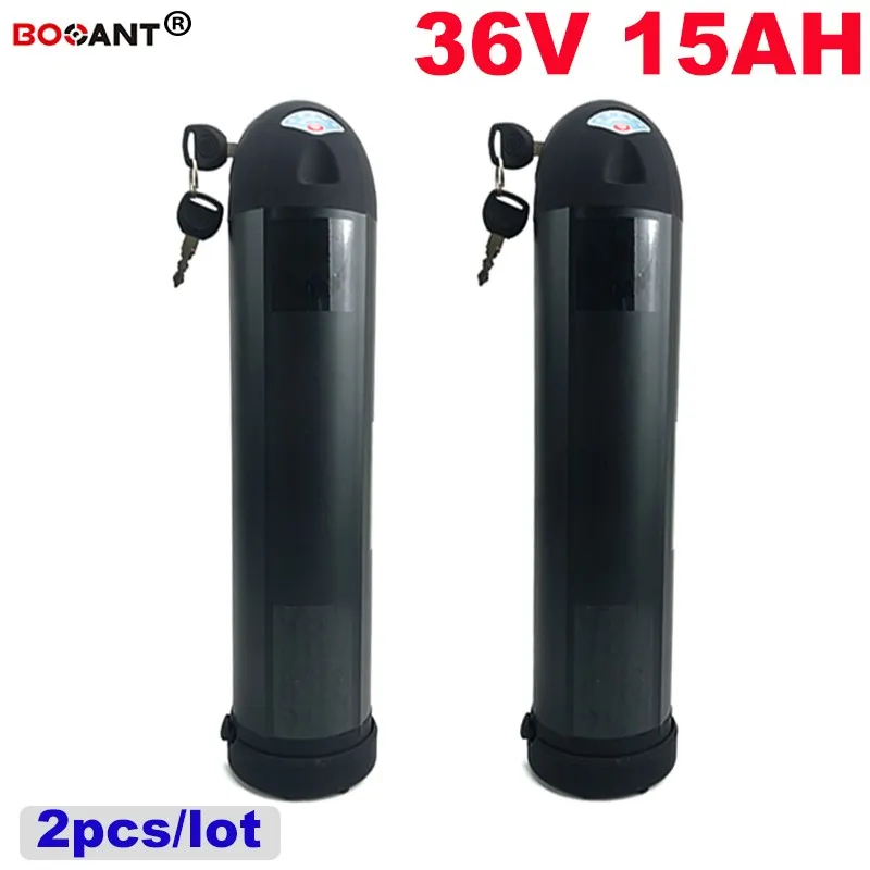 2 pcs/lot bouteille d'eau batterie au Lithium 36 V 15Ah pour moteur Bafang 800 W + 2A chargeur 30A BMS vélo électrique batterie au Lithium 36 V