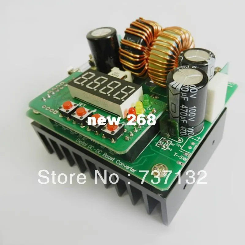 Freeshipping Digital DC-DC 400W 10A Contant Current Voltage Power Supply LED Driver CC CV