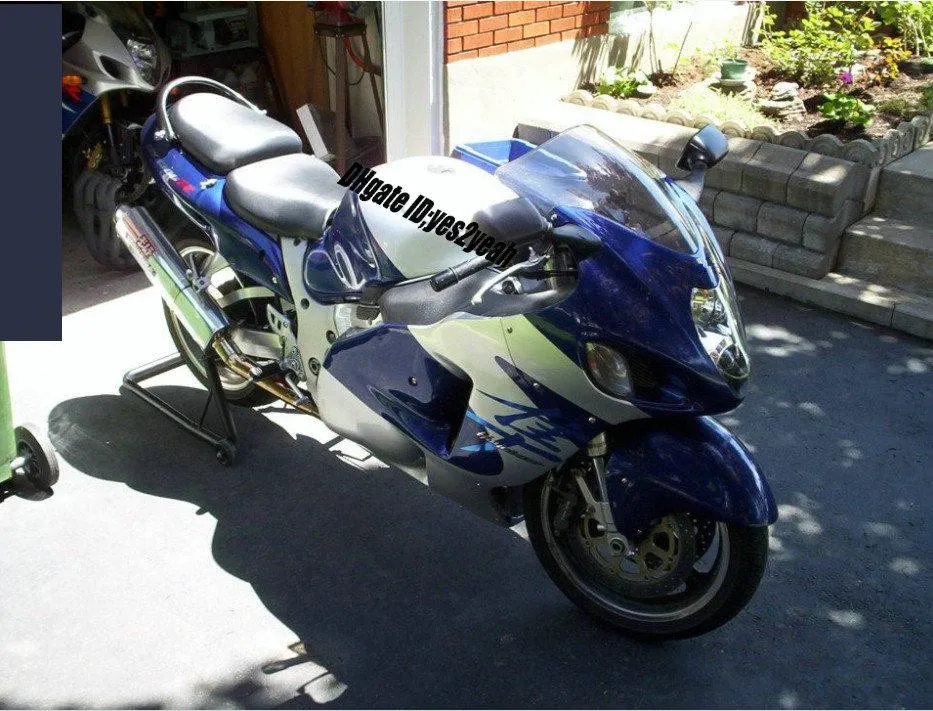 Grenaj kaporta 1996 2007 Hayabusa GSXR1300 GSX için R1300 96 00 01 07 GSXR 1300 Fairing Vücut kiti Koltuk kaporta tankı kapağı SD81