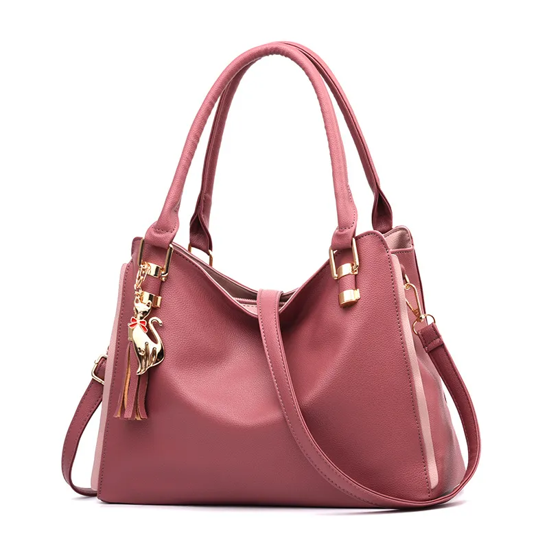 HBP 여성 가방 핸드백 지갑 가죽 크로스 바디 백 숄더백 메신저 가방 지갑 5 색 분홍색