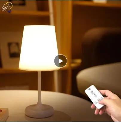 LED القراءة العين حماية مكتب مصباح Touch Dimmable USB شحن مع مصباح الجدول التحكم عن بعد للإضاءة أضواء الليل