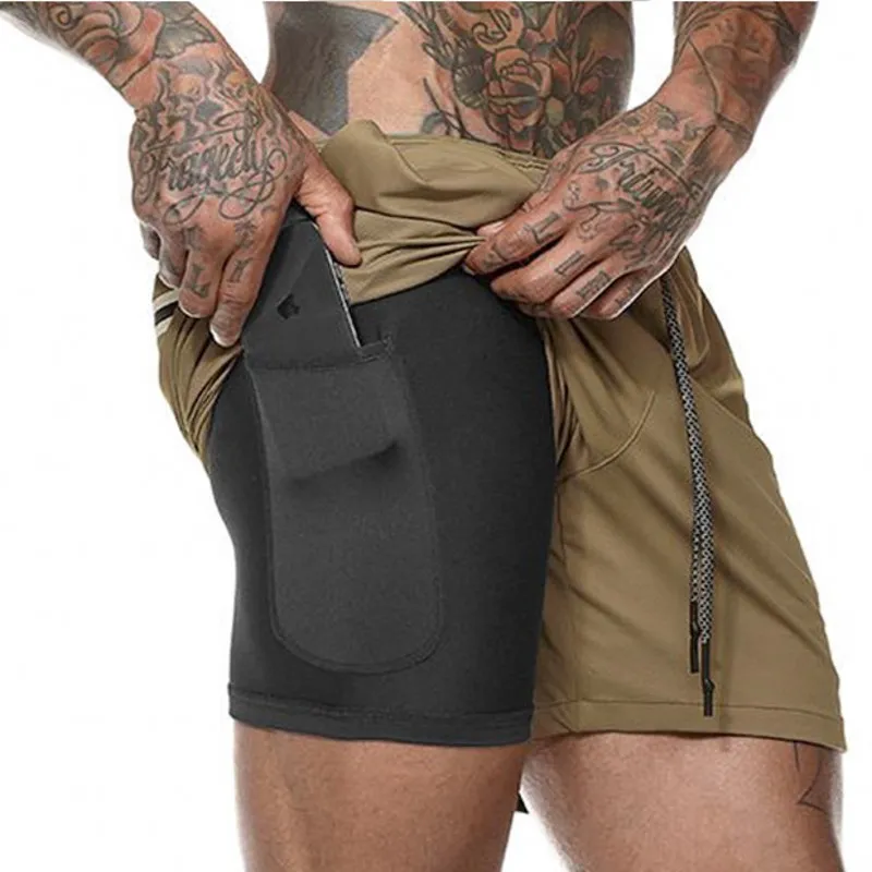 Men-Summer-Slim-Shorts-Gym-Fitness-Bodybuilding-Running-Male-Short-Pant-Knee-Length-Breathable-Mesh-Sportswear (2)