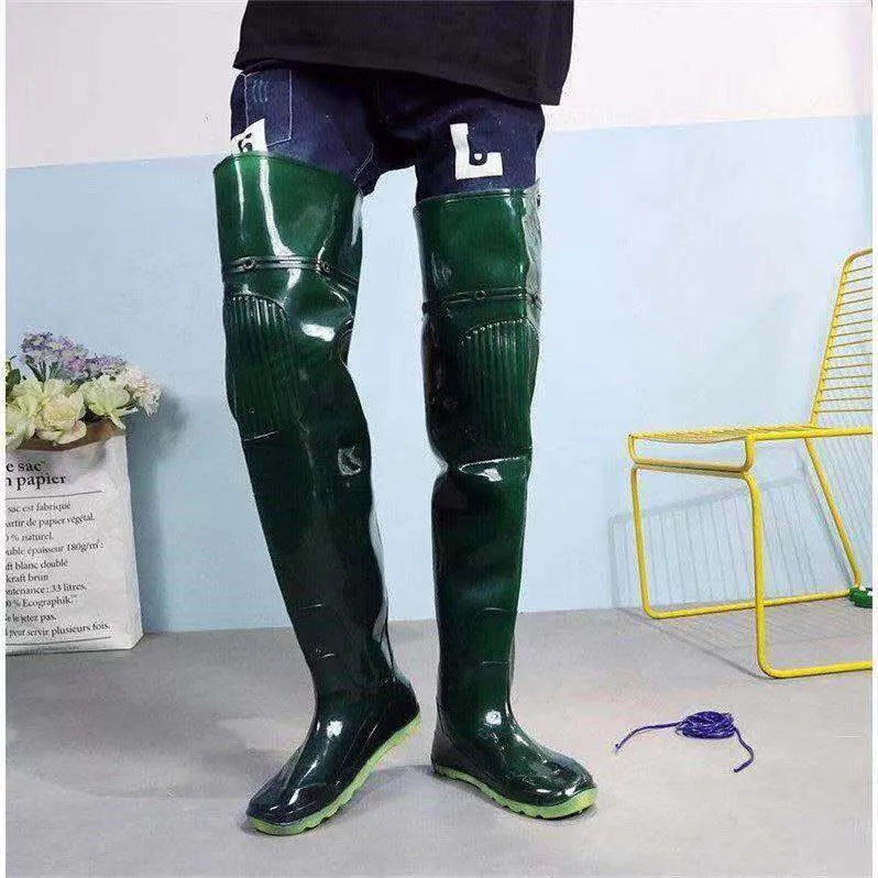 Venta-caliente por las de agua largas con pantalones impermeables y botas de largos