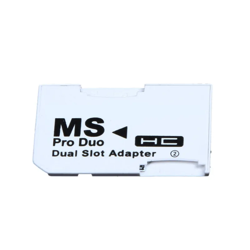 2 microSD/micro SDHC Cards Adapter Micro SD TF to Memory Stick MS Pro Duo for PS