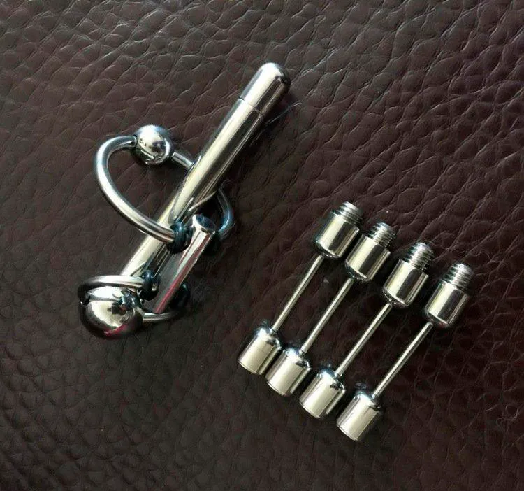 Sex-toy : Pénis Plug En Acier Inoxydable - Longueur 230 Mm (7") - Dilatateur Urètre Pour Homme - Neuf