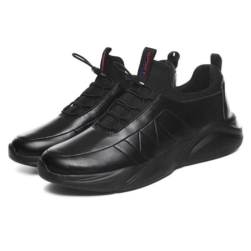 2020 Nouvelles chaussures de course à la mode pour hommes femmes Triple noir blanc plate-forme en cuir baskets de sport formateurs marque maison fabriquée en Chine 39-44