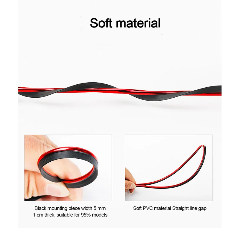 Flexible Universal Car Strips For DIY Interiors Moulding, Auto