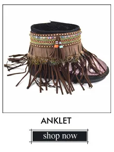 Yeni El Yapımı Püskül Sarkık Kolye Boho Chic Bohemiam Uzun Bildirimi Kolyeler Gökkuşağı Renkli Boncuk Zincir Kolye