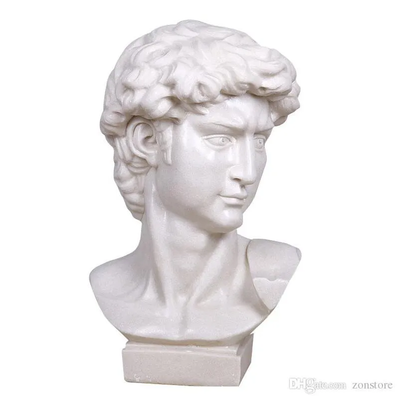 Greatly Venus Head Sculpture Crafts Grand présentoir de figurines de style américain avec marbre/grès