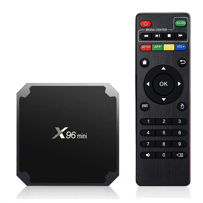 2018 le dernier boîtier tv android MINI X96 amlogic s905w 1 go 8 go 4k hd boîtier tv en streaming MINI X96