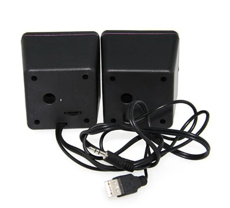 Haut-parleurs d'ordinateur Mini Portable filaire tablette USB haut-parleur multimédia stéréo haut-parleurs pour ordinateurs portables PC téléphone 35MM AUX6286646