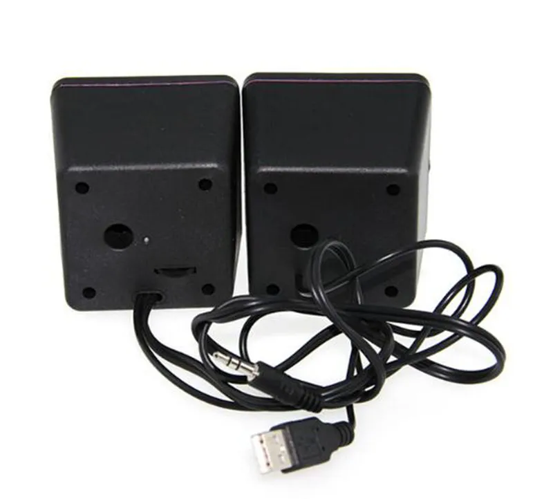 Haut-parleurs d'ordinateur Mini Portable filaire tablette USB haut-parleur multimédia stéréo haut-parleurs pour ordinateurs portables PC téléphone 35MM AUX6615021