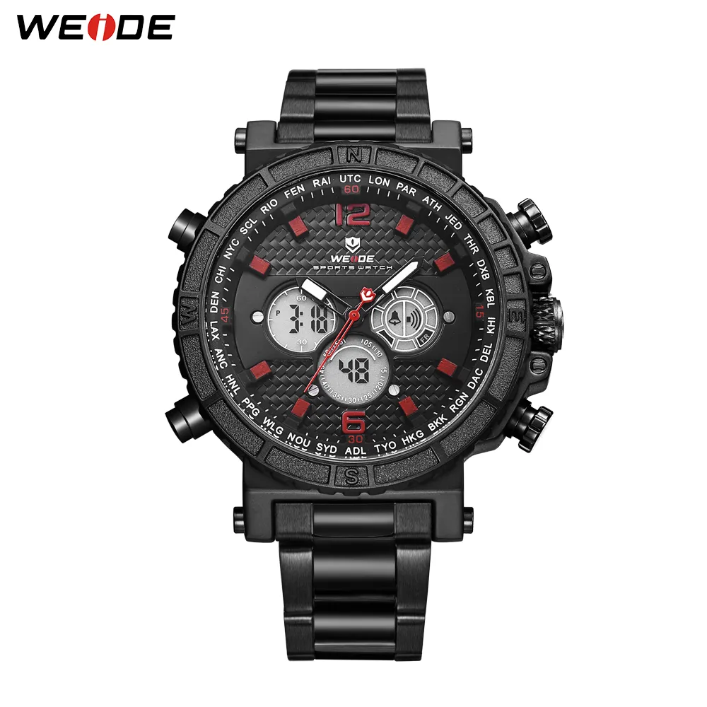 Мужские Автоматические Часы WEIDE С Цифровым Репетиром Даты.
