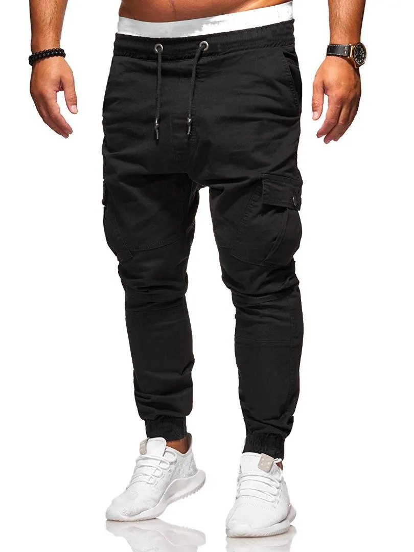 Amazon.com: Men's Gym Fitness Workout Pants Bodybuilding Tapered Athletic  Joggers Running Pants with Zippered Cargo Pockets Black XS tag M :  Clothing, Shoes & Jewelry
