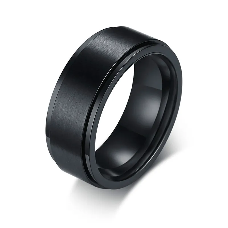 男性の結婚式のブランドの婚約指輪のステンレス鋼のAnel Bague Anillosの男性のギフト米サイズ8 13 R-394