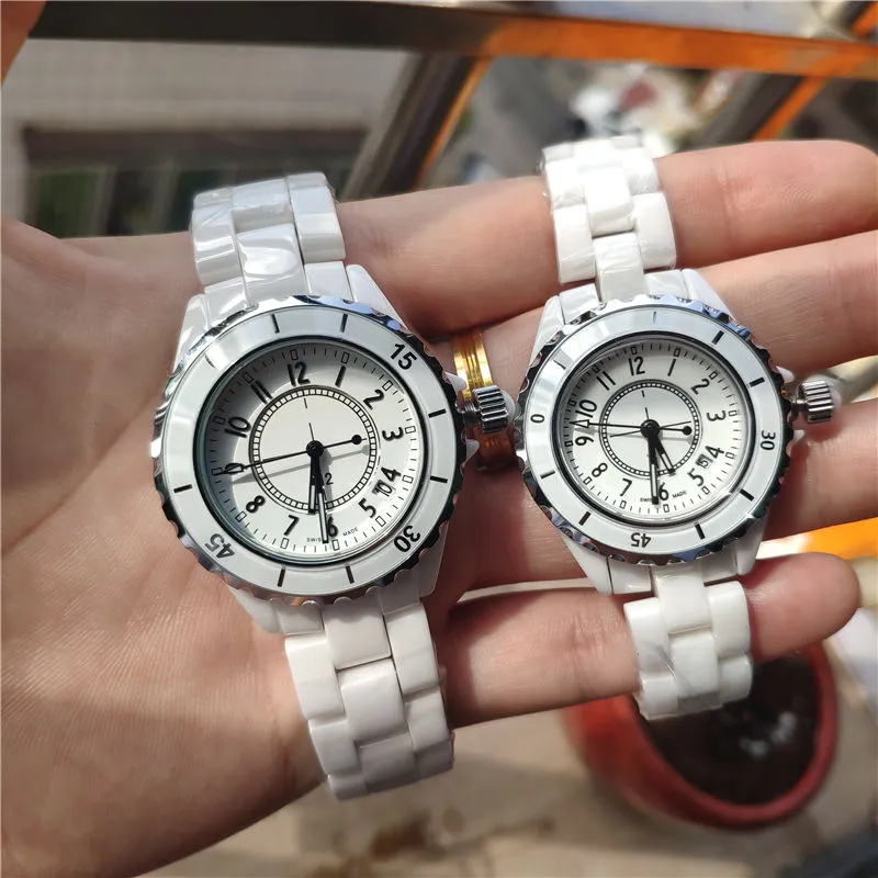 H0968 Ceramic watch fashion brand 33/38mm water resistant wristwatches Luxury women` fashion Gift brand luxury watch relogio