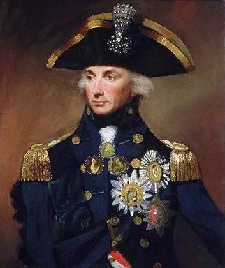 Brytyjski Royal Navy Admiral Portret Ręcznie Malowane HD Drukuj Rysunek Malarstwo Olejowe Wall Art na płótnie bohatera Wojen napoleońskich P107