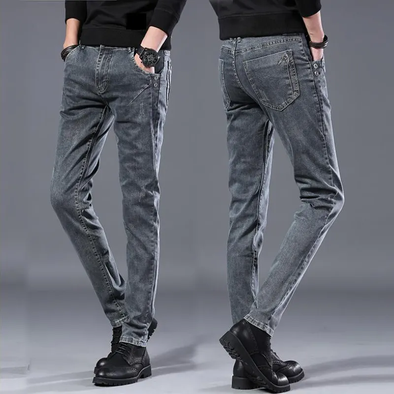 Compra Pantalones Vaqueros Para Hombre De La Marca Retro Nostalgia Jeans  Rectos De Mezclilla Hombres Más El Tamaño 28 36 Casual Men Pantalones  Largos Pantalones Marca Biker Jean Barato | Entrega Rápida