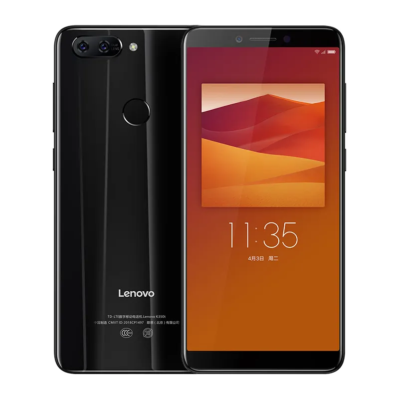 Oryginalny Lenovo K5 K520 3 GB RAM 32 GB ROM 4G LTE Telefon komórkowy MT6750V / CB OCTA Rdzeń 5.7 cali Pełny ekran 13.0mp Identyfikator Pinklejna Inteligentny telefon komórkowy