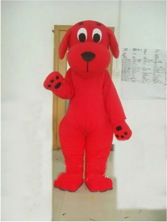 Costume da mascotte cane rosso personalizzato professionale Costume da segugio animale personaggio mascotte vestiti Natale Halloween Party Fancy Dress