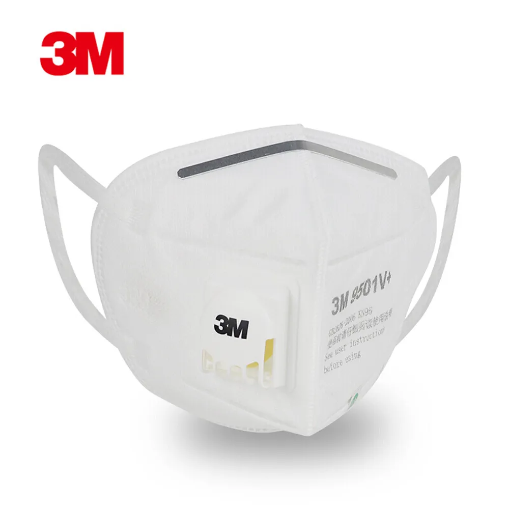 3M N95 Filter Face Mask FFP2 Mouth Cover Mask 9501V Protective Dustproof Kn95 Protective Masks