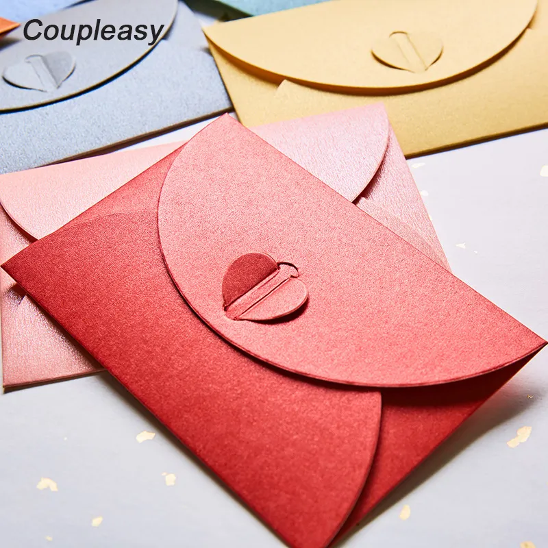 Small Blank Red Cards and Envelopes