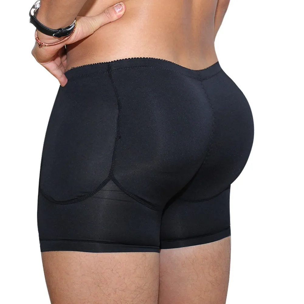 Heren Gewatteerde Buiffen Controle Slipjes Taille Trainer Corsetten Afslanken Shaper Pads Enhancement Underwear Mannen Bulift Shaper