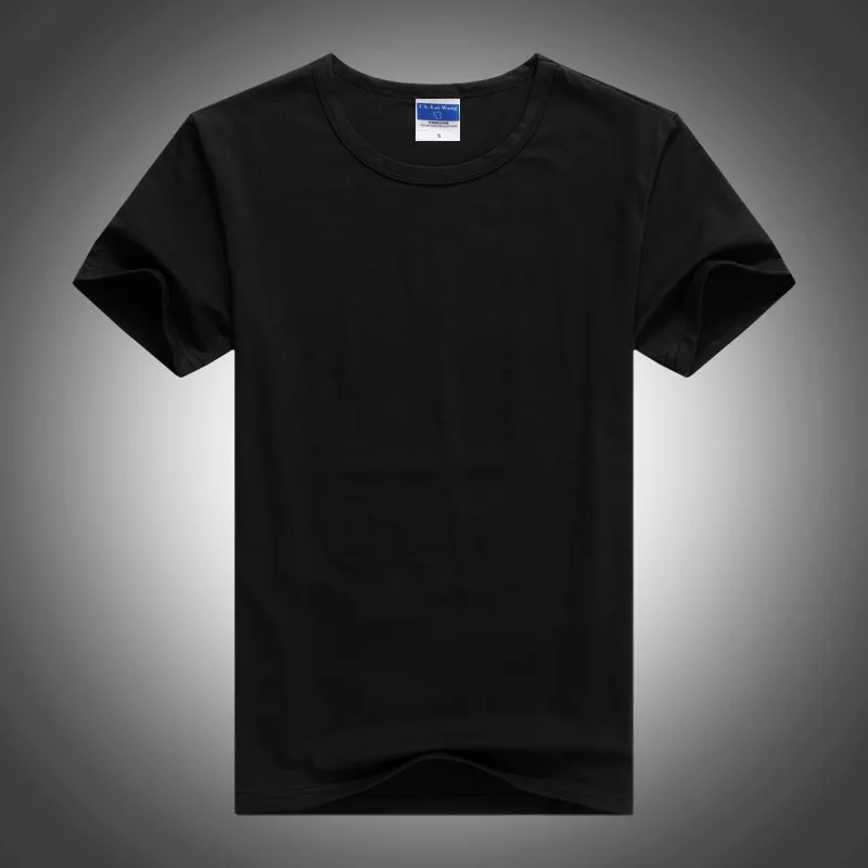 Kina Factory Partihandel T Shirt 2022 Sommar 100% Bomull Blank T-shirts Urban Plain Men Tee Shirts för utskrift