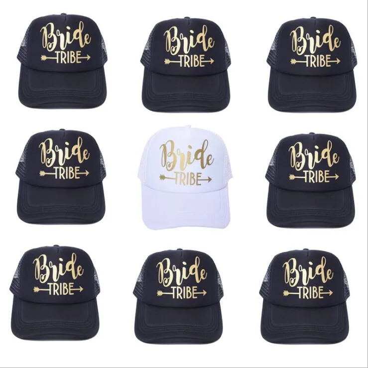 Chapéus nupciais do noivo do noivo para mulheres noiva chapéu chapéu de néon da equipe de néon bonés bonés tampão Bachelorette Partido casamento snapback tamanho 52cm - 56 cm