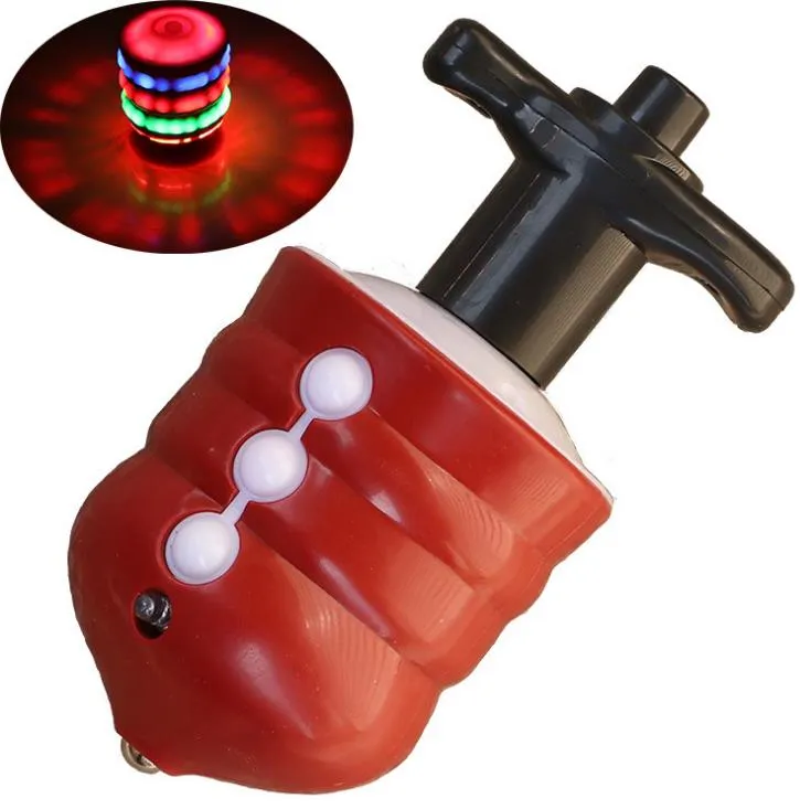 Gyroscoop Magic Spinning Top Gyro met kleurrijke knipperende LED-verlichting en muziek voor kinderen jongens meisjes glow toys cadeau