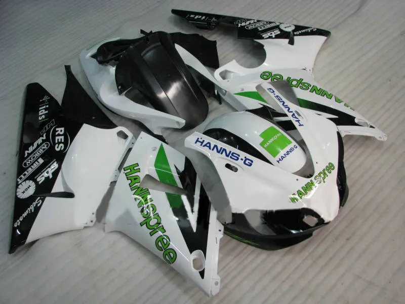 Kit de carénage ABS blanc noir pour YAMAHA YZF R1 98 99 YZFR1 1998 1999 YZF-R1 YZF 1000 R1 98 99 ensemble de carénages