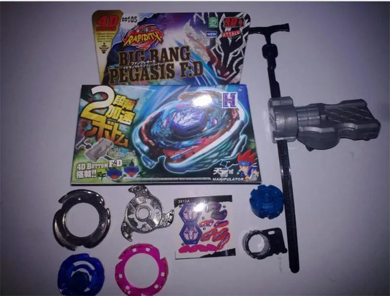 Spinning Top Beyblade BURST B-125 With Launcher Metal Plastic Fusion 4D  (S99)