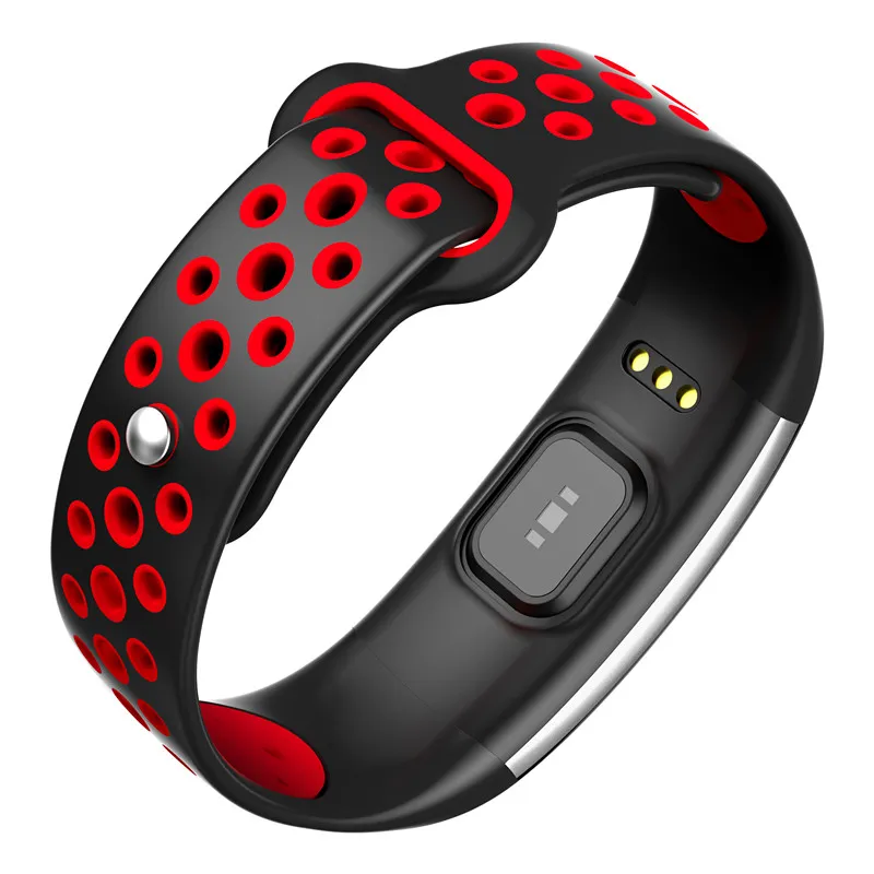 Q6 Fitness Tracker Bracelet intelligent HR moniteur d'oxygène sanguin montre intelligente pression artérielle étanche IP68 caméra montre-bracelet pour Android iPhone