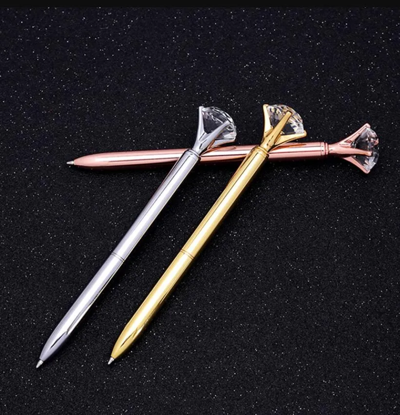 Wholesale Jonvon Satone Large Crystal Diamond Diamond Ballpoint Pen Perfect  Student Gift And Stationery Accessory From Huan10, $19.58