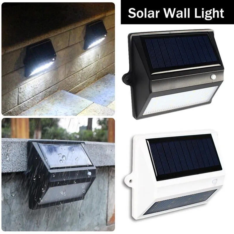 12 LED Solar Powered Wall Mounted Light Domestic IP65 Waterproof Landscape Decorating Lamp From ...