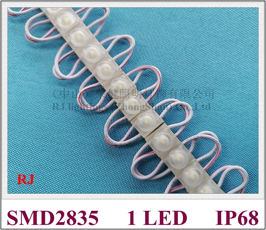 LED light module injection ultrasonic seal SMD 2835 1 LED DC12V 0.3W 40lm 12mm X 10mm IP68 waterproof