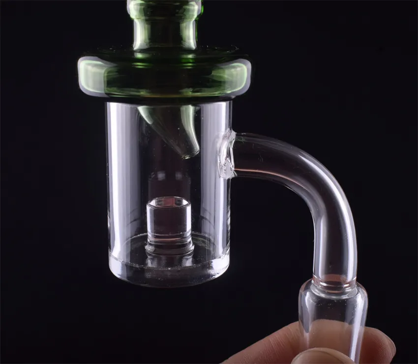 Ny 25mm XL Core Reactor Banger Gavel Nail med glas Carb Cap 4mm tjock kärnreaktor botten för DAB-riggar