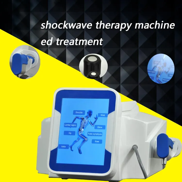 Nouvelle machine de thérapie de chocs à ondes extracorporelles Dispositif d'onde de choc extracorporel Arthrite acoustique Muscle Muscle Physique Soulagement Système de reliever Système