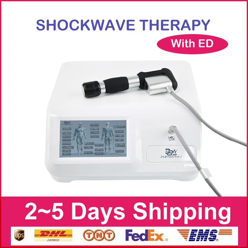 독일어 수입 압축기 8 바 무제한 샷 충격파 기계 Shockwave Therapy 기계 체외