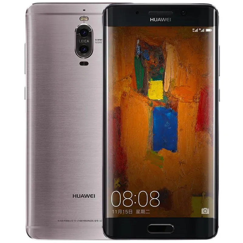 Oryginalny Huawei Mate 9 Pro 4G LTE Telefon komórkowy 6 GB RAM 128GB ROM Kirin 960 Octa Core Android 5.5 "20.0mp Fingerprint ID NFC Smart Telefon komórkowy