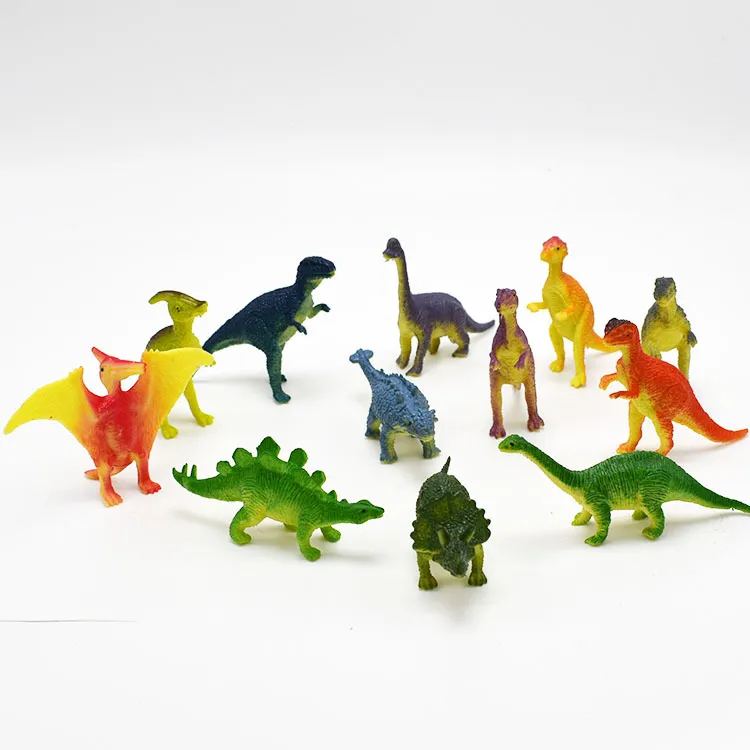 12 Estilos Mini Dinosaurios Juguetes De Imitación Juguetes