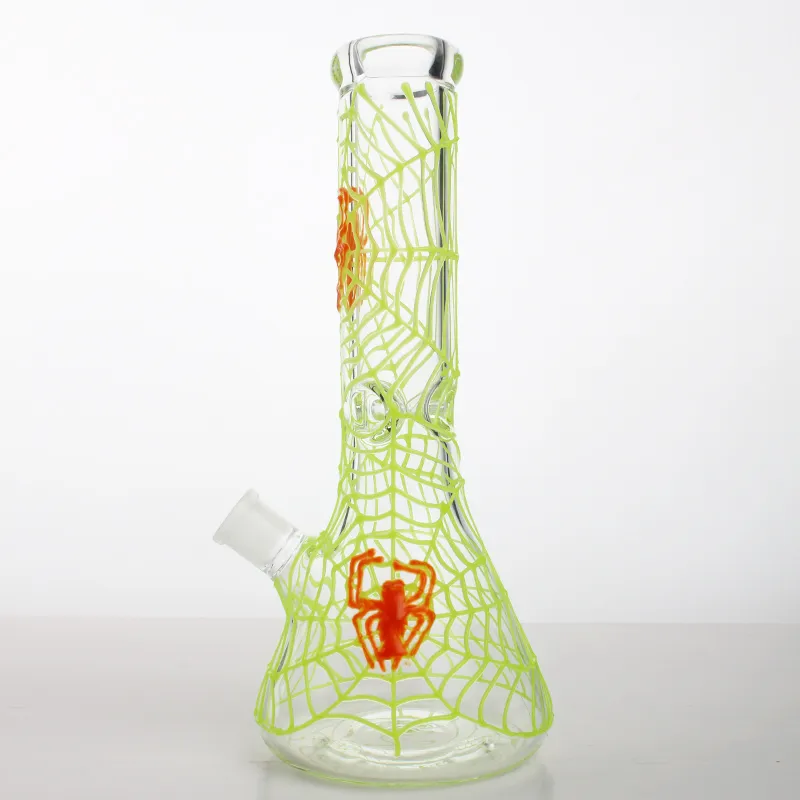 7mm bäger spide bong hopahs bubbler Heady Perc Percolator glas vatten bongs rökrör